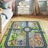  Tapis de jeu pour enfant Ma petite ville 130x100cm en tissu softshell Mercerie des Princesses
