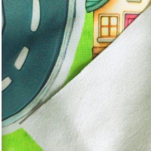  Tapis de jeu pour enfant Ma petite ville 130x100cm en tissu softshell Mercerie des Princesses