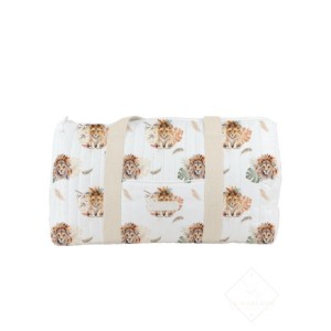 Panneau de tissu “Lion Boho” – Sac à langer ou sac de voyage à coudre – La Mercerie des Princesses® Mercerie des Princesses