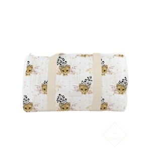 Panneau de tissu “Petit Léopard” – Sac à langer ou sac de voyage à coudre – La Mercerie des Princesses® Mercerie des Princesses