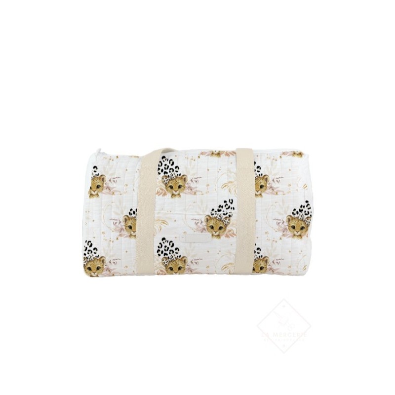 Panneau de tissu “Petit Léopard” – Sac à langer ou sac de voyage à coudre – La Mercerie des Princesses® Mercerie des Princesses