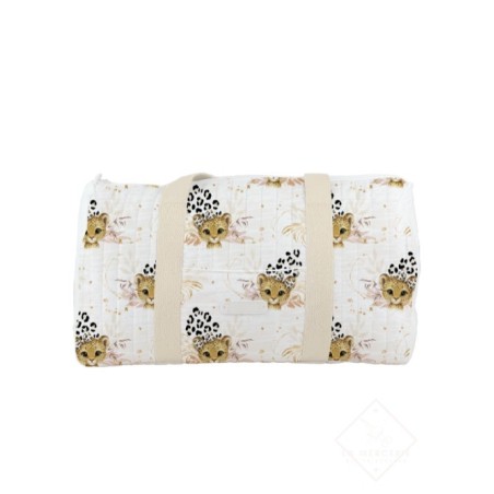 Panneau de tissu “Petit Léopard” – Sac à langer ou sac de voyage à coudre – La Mercerie des Princesses® Mercerie des Princesses