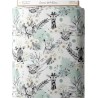 Tissu coton imprimé pour enfants Savane Vert d'eau- Certifié Oeko-Tex® Mercerie des Princesses