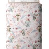 Tissu coton imprimé Tropical Rose - Certifié Oeko-Tex® Mercerie des Princesses