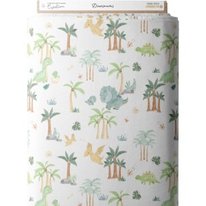 Tissu coton imprimé pour enfants Dinosaures - Certifié Oeko-Tex® Mercerie des Princesses