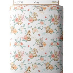 Tissu coton imprimé pour enfants Bunny - Certifié Oeko-Tex® Mercerie des Princesses