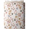 Tissu coton imprimé Fleurs Sauvages Roses - Certifié Oeko-Tex® Mercerie des Princesses