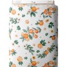 Tissu coton imprimé Orange - Certifié Oeko-Tex® Mercerie des Princesses