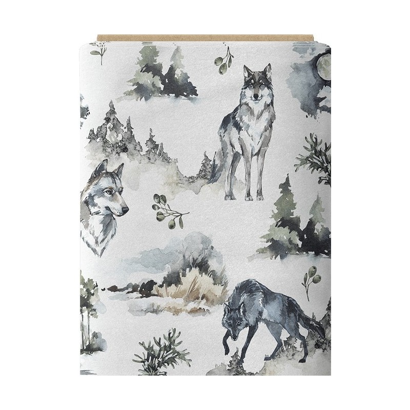 Tissu coton imprimé pour enfants Amarok - Certifié Oeko-Tex® Mercerie des Princesses