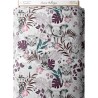 Tissu coton imprimé pour enfants Savane Aubergine- Certifié Oeko-Tex® Mercerie des Princesses