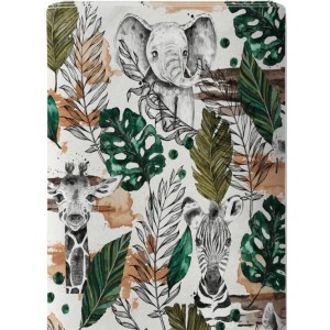 Tissu coton imprimé pour enfants Savane- Certifié Oeko-Tex® Mercerie des Princesses