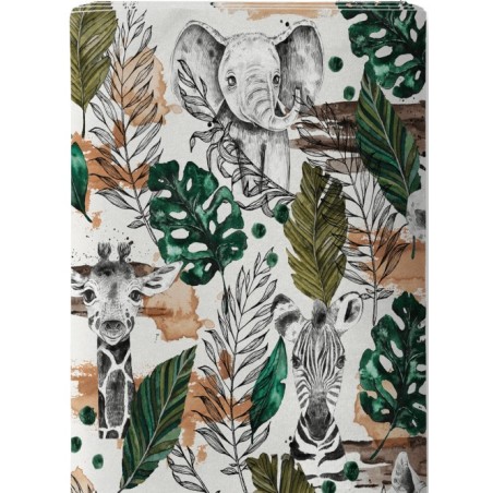 Tissu coton imprimé pour enfants Savane- Certifié Oeko-Tex® Mercerie des Princesses