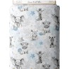 Tissu coton imprimé Savane Pastel Bleu - Certifié Oeko-Tex® Mercerie des Princesses