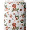 Tissu coton imprimé La Magie de Noël - Certifié Oeko-Tex® Mercerie des Princesses