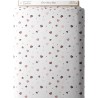 Tissu coton imprimé Coeurs vieux rose - Certifié Oeko-Tex® Mercerie des Princesses