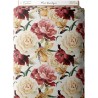 Tissu coton imprimé Fleurs Romantiques - Certifié Oeko-Tex® Mercerie des Princesses