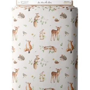 Tissu coton Les Amis des Bois Mercerie des Princesses