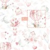  Tissu coton imprimé Lovely Bunny - Certifié Oeko-Tex® Mercerie des Princesses