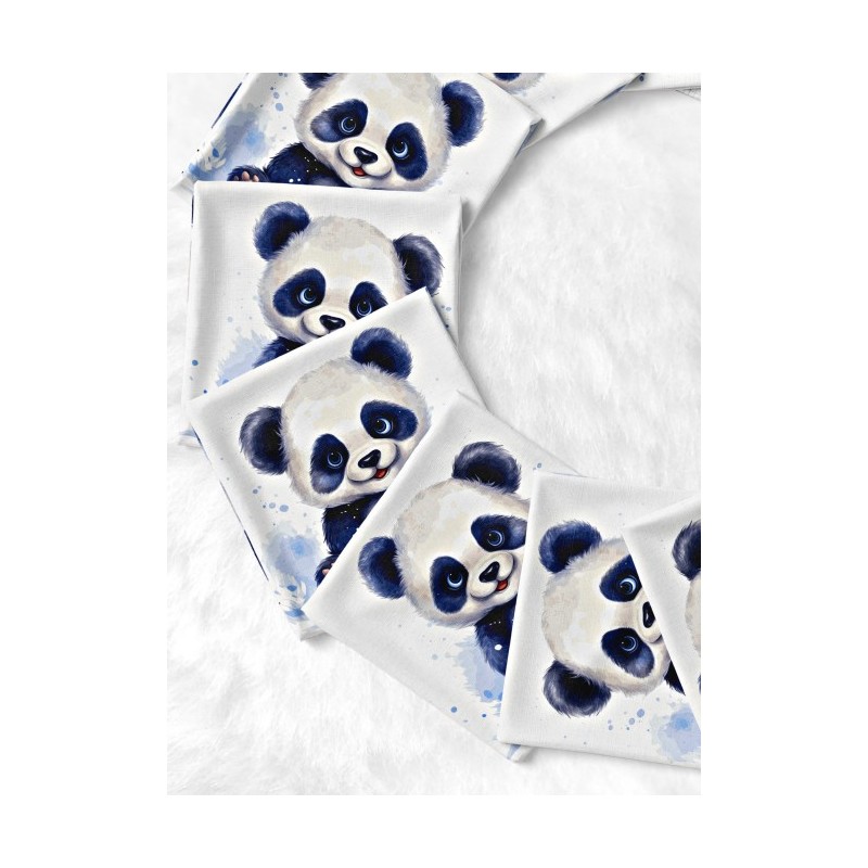 Coupon Lingettes Panda 2 coton imprimé à réaliser soi-même  - Certifié Oeko-Tex®