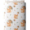 Tissu coton imprimé pour enfants Les petits Renards- Certifié Oeko-Tex® Mercerie des Princesses