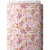 Tissu coton imprimé Fleurs Sauvages Rose & Jaune - Certifié Oeko-Tex® Mercerie des Princesses