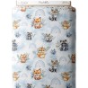 Tissu coton imprimé Forest Blue - Certifié Oeko-Tex® Mercerie des Princesses