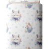 Tissu coton imprimé pour enfants Renard Blanc - Certifié Oeko-Tex® Mercerie des Princesses