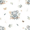 Tissu coton imprimé pour enfants Tendre Koala  - Certifié Oeko-Tex® Mercerie des Princesses