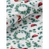  Tissu coton imprimé pour enfants Coccinelle Eucalyptus- Certifié Oeko-Tex® Mercerie des Princesses