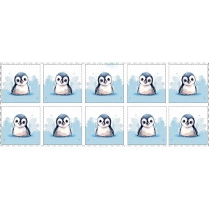 Panneau Lingettes Pingouin