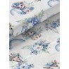  Tissu coton imprimé pour enfants Savana Blue- Certifié Oeko-Tex® Mercerie des Princesses