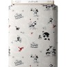 Tissu coton imprimé pour enfants SteamBoat Willie- Certifié Oeko-Tex® Mercerie des Princesses