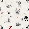  Tissu coton imprimé pour enfants SteamBoat Willie- Certifié Oeko-Tex® Mercerie des Princesses