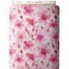  Tissu coton imprimé Fleurs Roses Aquarelles - Certifié Oeko-Tex® Mercerie des Princesses