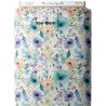  Tissu coton imprimé Fleurs Vertes Aquarelles - Certifié Oeko-Tex® Mercerie des Princesses