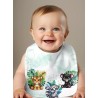 Coupon Bavoir Baby Jungle Tropicale – Bébé 3-12 mois – Coton Oeko-Tex® à coudre soi-même