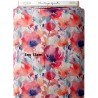  Tissu coton imprimé Fleurs Rouges Aquarelles - Certifié Oeko-Tex® Mercerie des Princesses