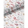  Tissu coton imprimé pour enfants Forêt Enchantée - Certifié Oeko-Tex® Mercerie des Princesses