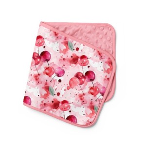  Tissu coton imprimé fruit Cerise Aquarelle- Certifié Oeko-Tex® Mercerie des Princesses