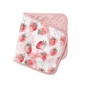  Tissu coton imprimé fruit Fraise Aquarelle- Certifié Oeko-Tex® Mercerie des Princesses