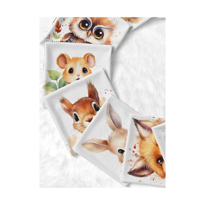 Panneau Lingettes Animaux de la forêt