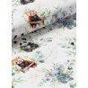  Tissu coton imprimé pour enfants Pandas & Koala Eucalyptus - Certifié Oeko-Tex® Mercerie des Princesses