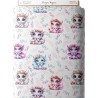 Tissu coton imprimé pour enfants Dragons Mignons- Certifié Oeko-Tex® Mercerie des Princesses