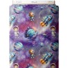 Tissu coton imprimé pour enfants Astronaute- Certifié Oeko-Tex® Mercerie des Princesses