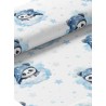  Tissu coton imprimé pour enfants Panda dans les nuages - Certifié Oeko-Tex® Mercerie des Princesses
