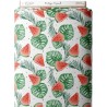 Tissu coton imprimé fruit Pastèque Tropicale- Certifié Oeko-Tex® Mercerie des Princesses