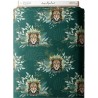  Tissu coton imprimé pour enfants Léopard fond vert Boho - Certifié Oeko-Tex® Mercerie des Princesses