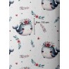  Tissu coton imprimé pour enfants Baleine - Certifié Oeko-Tex® Mercerie des Princesses