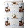 Tissu coton imprimé pour enfants Petit Pirate - Certifié Oeko-Tex® Mercerie des Princesses