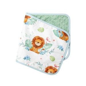  Tissu coton imprimé pour enfants Lion Tropical - Certifié Oeko-Tex® Mercerie des Princesses